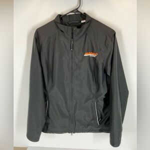 Cutter & Buck BNSF Railway Logo Black Windbreaker Jacket US Women’s Size XL